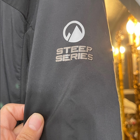North Face Steep Series Coat Mens S Black Jacket Insulated Lightweight Full Zip - Picture 7 of 11